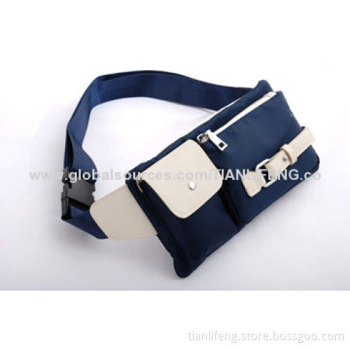 Men's Fashion Messenger Shoulder Fanny Pack Waist Sling Chest Bag, Made of Waterproof Nylon
